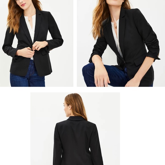 LOFT Fluid Modern Blazer - Size 00P - Picture 7 of 7